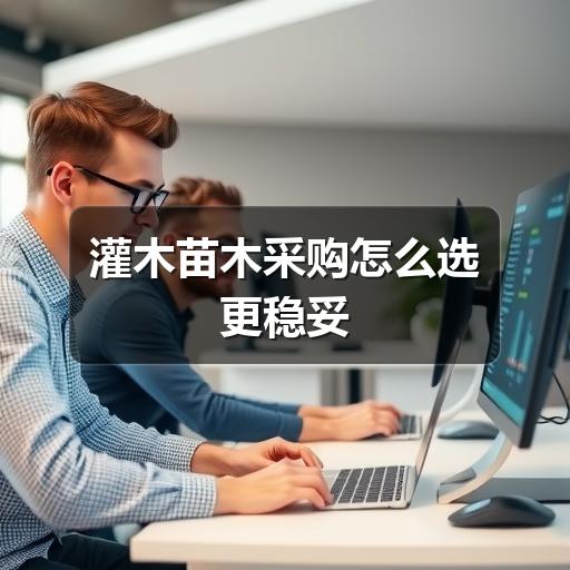 灌木苗木采购怎么选更稳妥