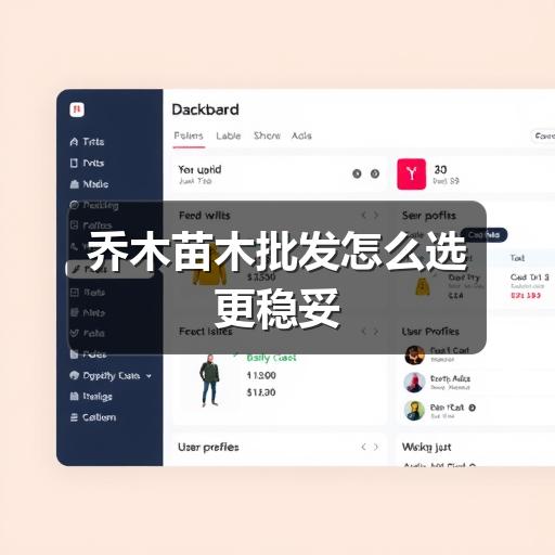 乔木苗木批发怎么选更稳妥