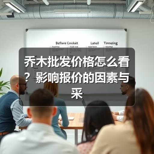 乔木批发价格怎么看?影响报价的因素与采购核实方法 乔木批发价格怎么看?影响报价的因素与采购核实方法