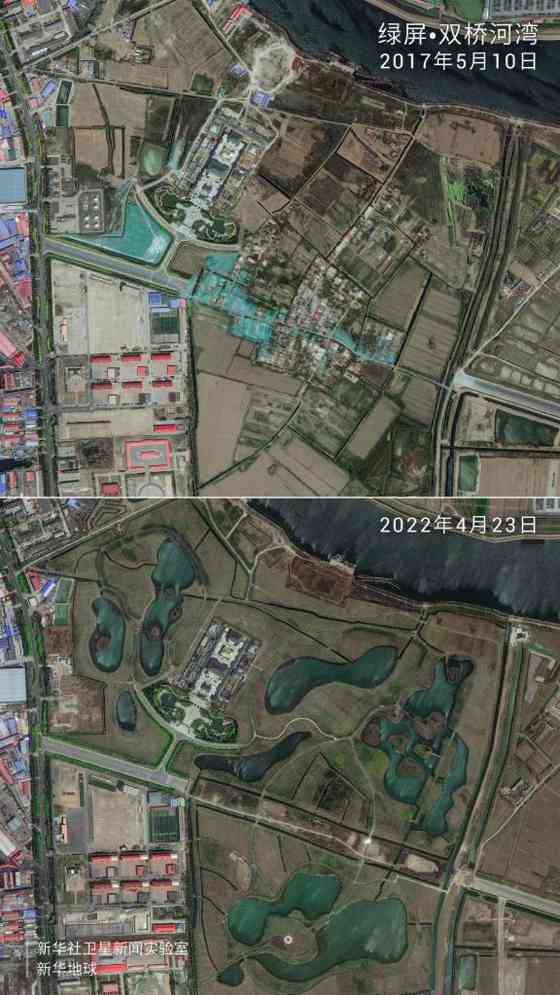 卫星瞰高质量发展丨一抹青绿绘新颜