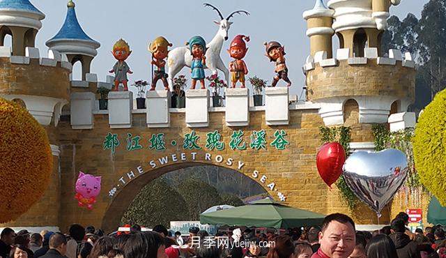 都江堰玫瑰花溪谷,打造中国美丽月季花海(图2) 都江堰玫瑰花溪谷,打造中国美丽月季花海(图2)
