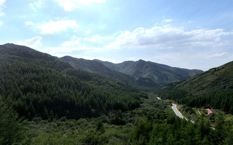 四张照片看宁夏南华山蝶变