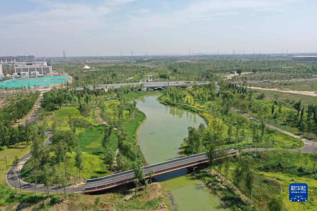 雄安新区：中央绿谷及东部溪谷生态廊道芳容初绽