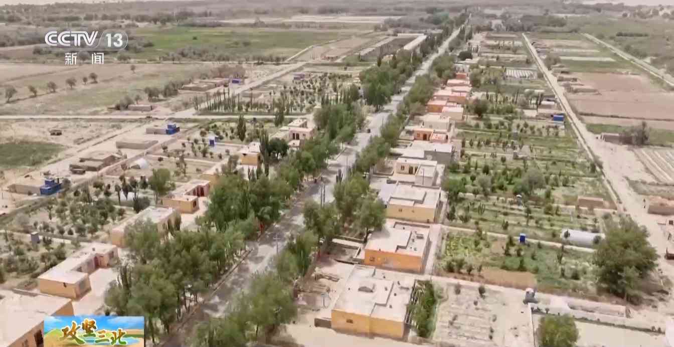 塔克拉玛干沙漠锁边工程突破285公里缺口，绿色屏障逐步成型