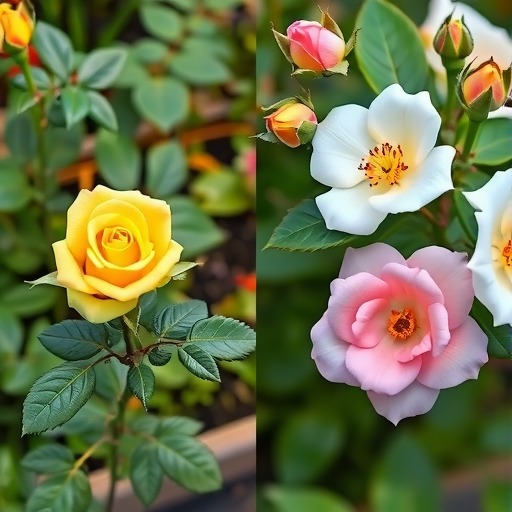 玫瑰与月季差异解析：叶片、枝干与用途