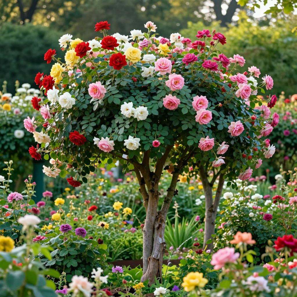 树状月季：独特造型与广泛应用场景解析