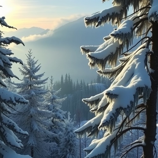 湖北保康高山雾凇奇景震撼登场