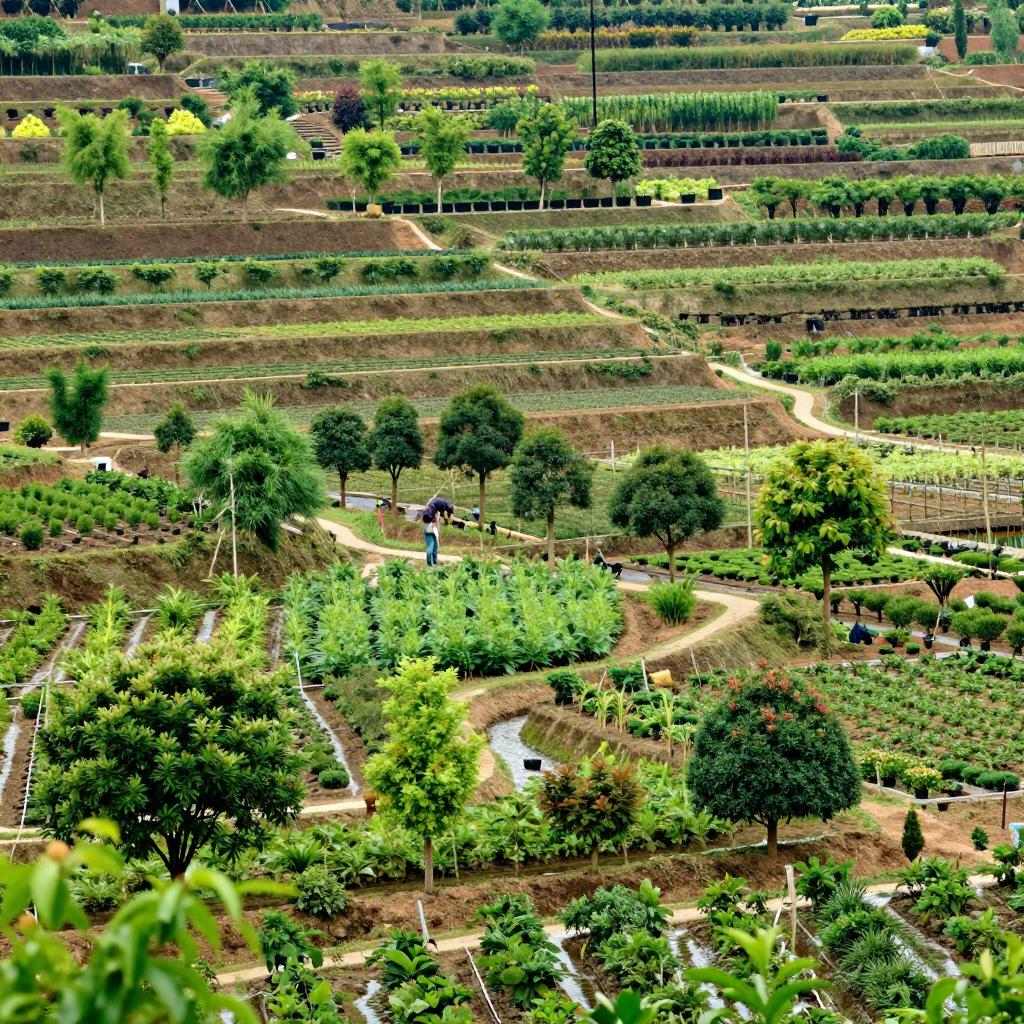 南召县生态扶贫创新模式：立体绿化带动中药材与林果业双增收