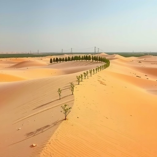 新疆塔克拉玛干沙漠防沙治林技术创新与生态效益