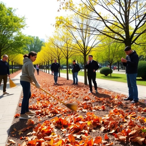 北京第三届绿地大扫除市民参与生态治理