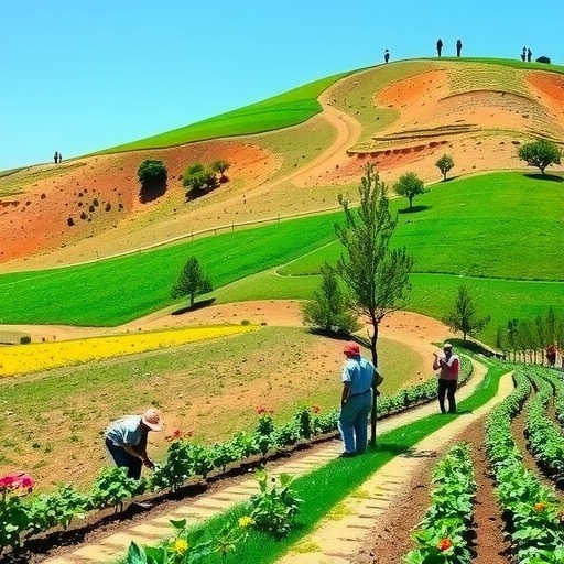 荒山变青山油茶生态园带动就业助力乡村经济发展
