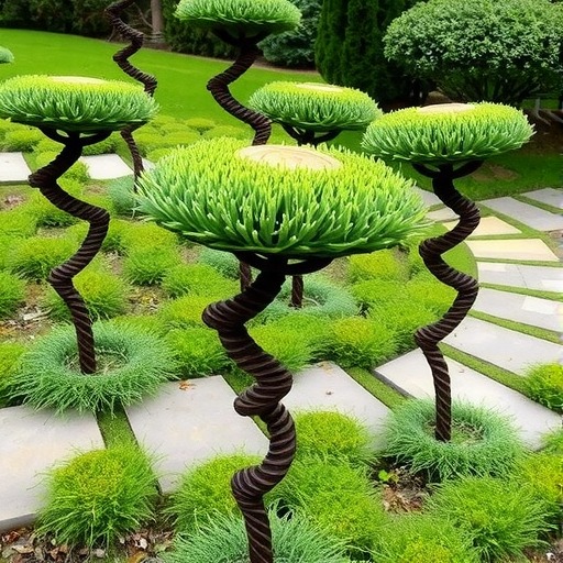 造型松种类与造景手法：自然艺术的意境表达