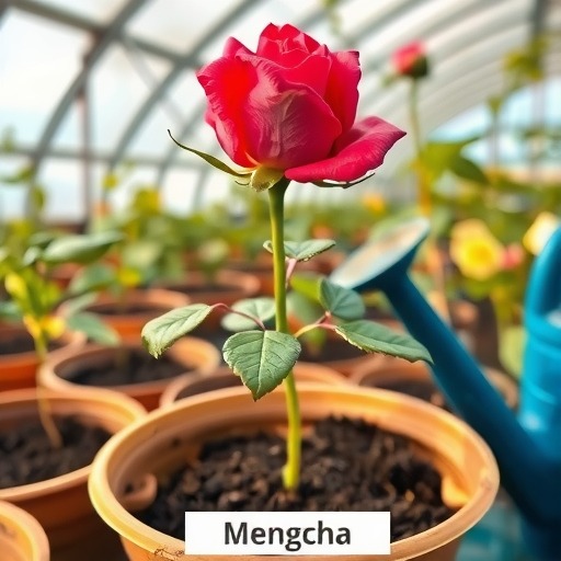 树状月季育苗成活关键：科学管理促生长