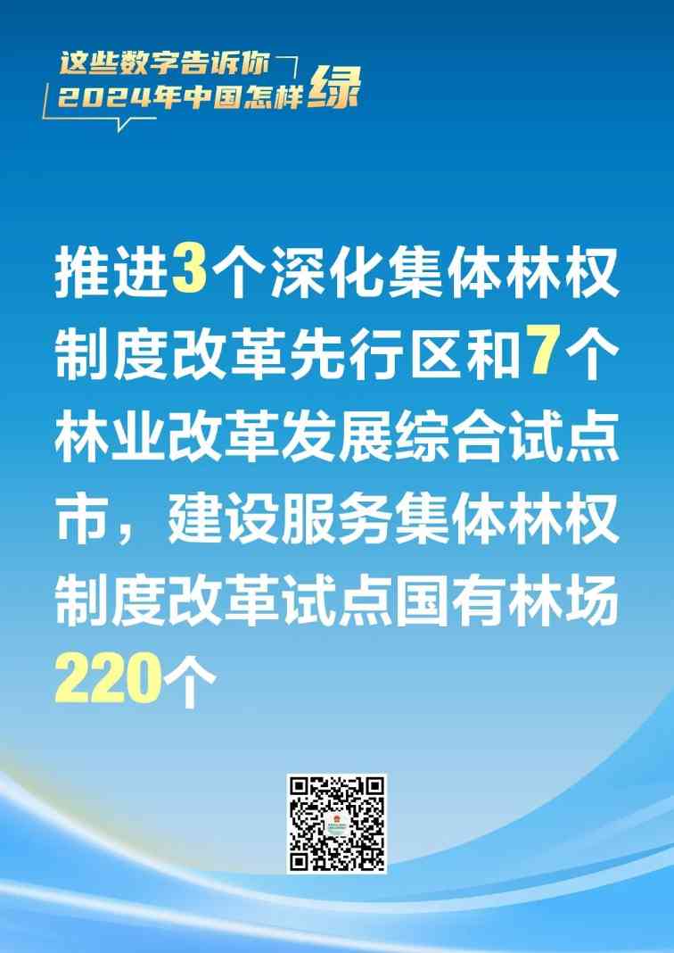 2024年中国国土绿化成果显著，生态建设持续推进