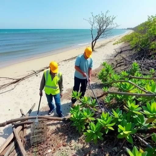 台风后海南海防林修复行动启动，助力生态修复