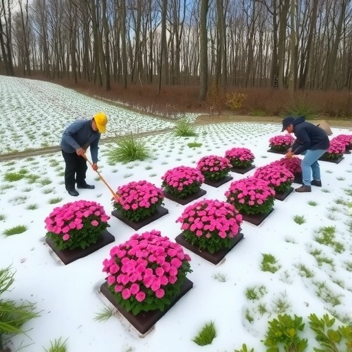 早春花卉培育步入快车道 漠河苗圃为林区绿化蓄势待发