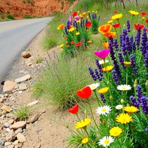 道路护坡野花组合