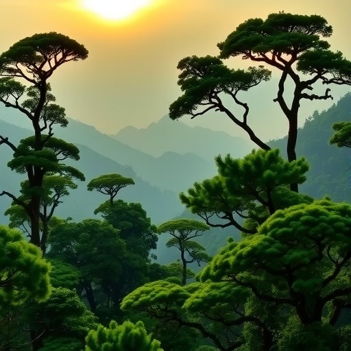 广西梧州：茫茫林海宛如画卷