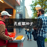 孔雀草种子（图1）