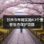 甘肃今年将实施63个重要生态保护项目(图3) 甘肃今年将实施63个重要生态保护项目(图3)