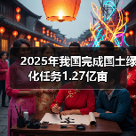2025年我国完成国土绿化任务1.27亿亩(图4) 2025年我国完成国土绿化任务1.27亿亩(图4)