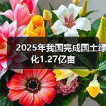 2025年我国完成国土绿化1.27亿亩（图1）