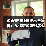 多季玫瑰种植技术全解析:从嫁接繁殖到病虫害防治指南(图4) 多季玫瑰种植技术全解析:从嫁接繁殖到病虫害防治指南(图4)