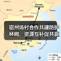 宿州场村合作共建防护林网,资源互补促共赢(图4) 宿州场村合作共建防护林网,资源互补促共赢(图4)