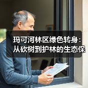 玛可河林区绿色转身:从砍树到护林的生态保护实践(图2) 玛可河林区绿色转身:从砍树到护林的生态保护实践(图2)