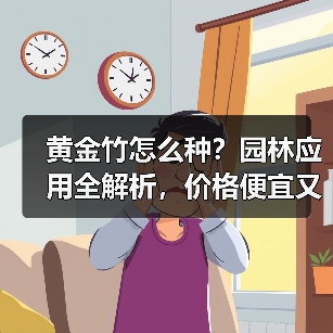 黄金竹怎么种？园林应用全解析，价格便宜又实用